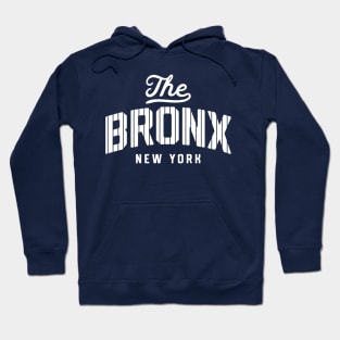 New York 'The Bronx' Pinstripe Baseball Script Fan T-Shirt: Show Off Your NY Pride with a Classic Bronx Twist! Hoodie